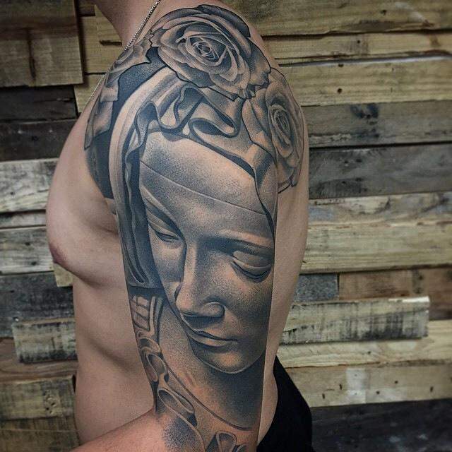 tatuaje virgen maria 521