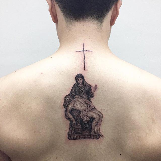 tatuaje virgen maria 621