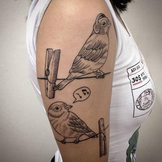 tatuaje pajaros 411
