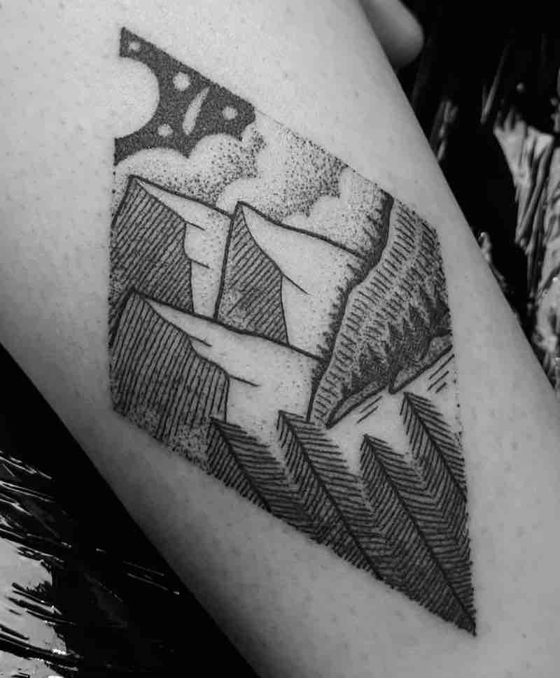 tatuaje de montaña para hombre tatuaje de montaña para hombre