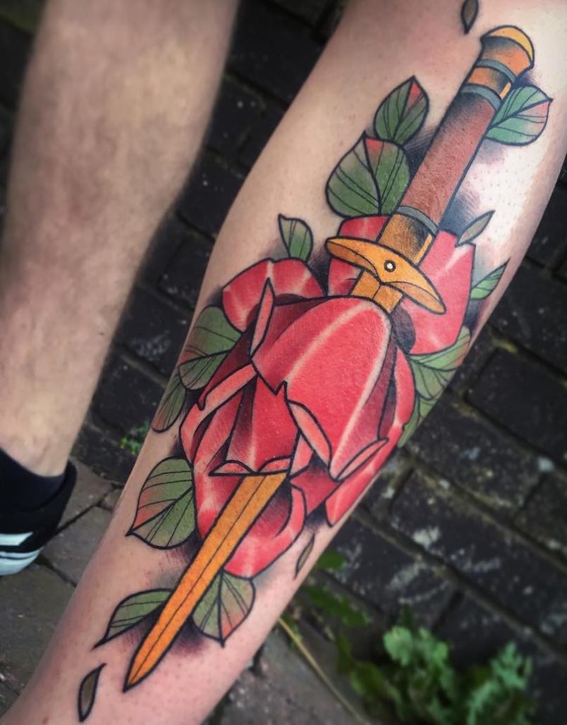 tatuaje de daga para hombre y mujer tatuaje de daga para hombre y mujer
