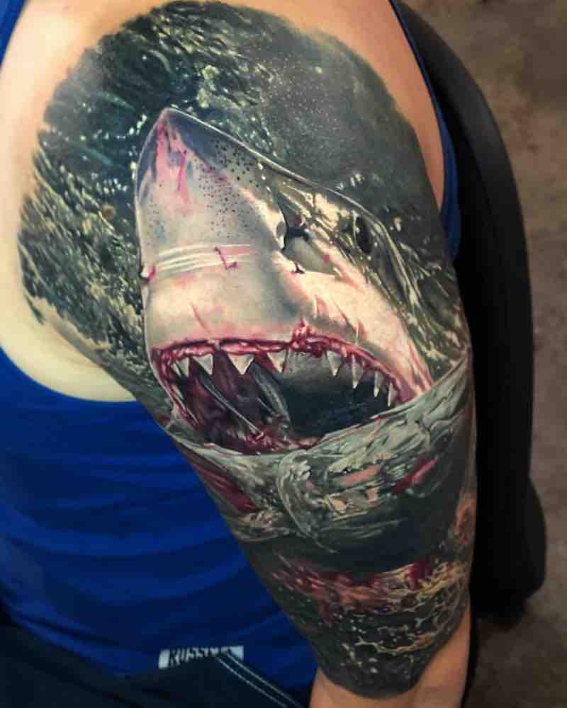 tatuaje de tiburón para hombre y mujer tatuaje de tiburón para hombre y mujer