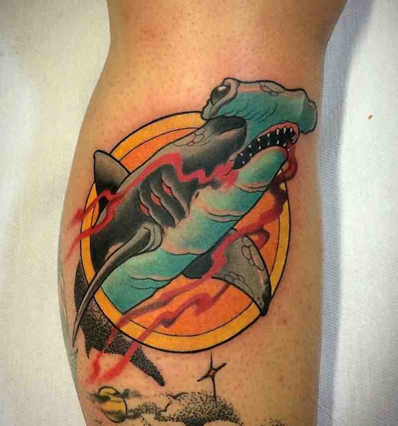 Un tatuaje de tiburón de este año Un tatuaje de tiburón de este año