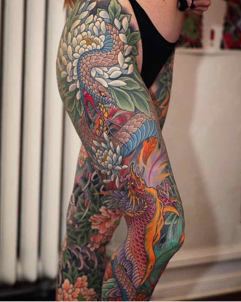 Perfecto tatuaje de fénix Perfecto tatuaje de fénix