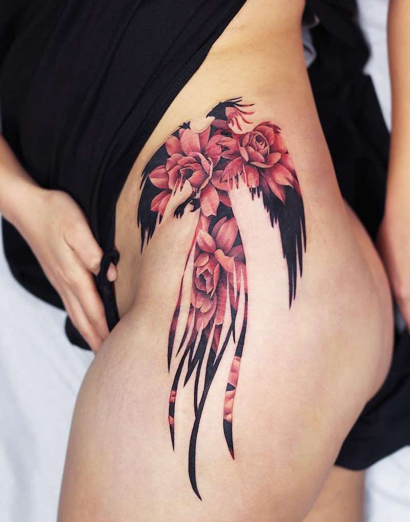 tatuaje de fénix para hombre tatuaje de fénix para hombre