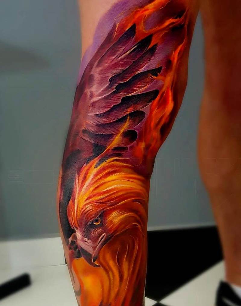 tatuaje de fénix perfecto para hombre y mujer tatuaje de fénix perfecto para hombre y mujer