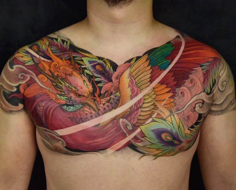 tatuaje de fénix para hombre tatuaje de fénix para hombre