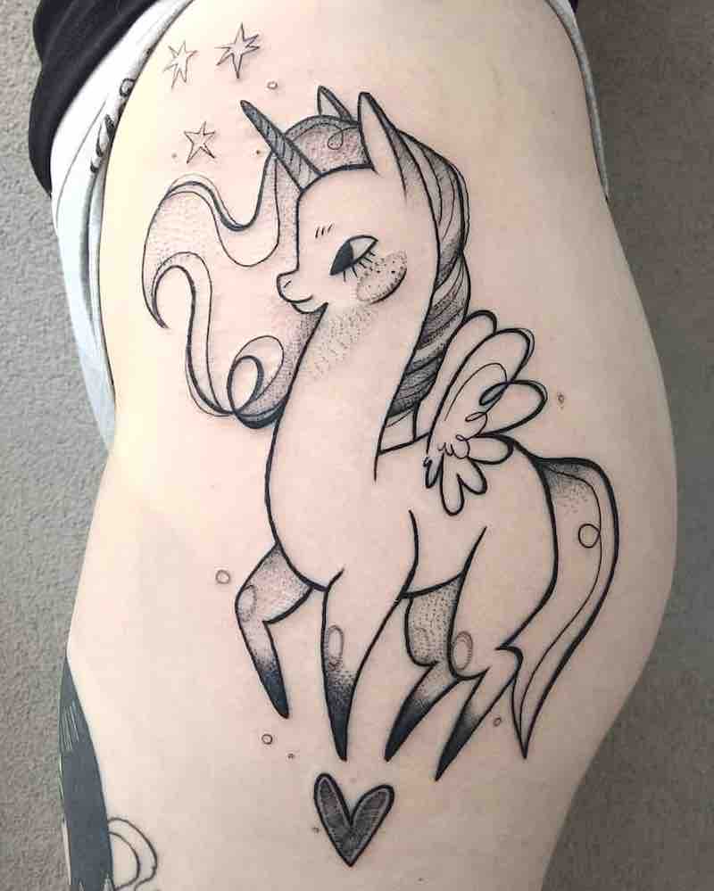tatuaje de unicornio para mujeres tatuaje de unicornio para mujeres