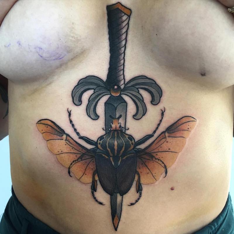 tatuaje de escarabajo para mujeres tatuaje de escarabajo para mujeres