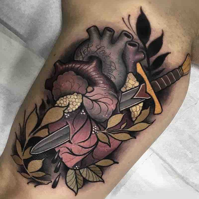 tatuaje de corazón para hombre y mujer tatuaje de corazón para hombre y mujer