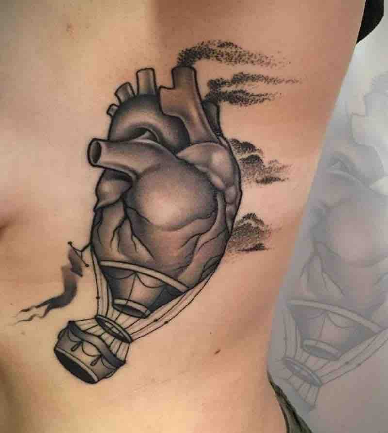 Fantástico tatuaje de corazón Fantástico tatuaje de corazón