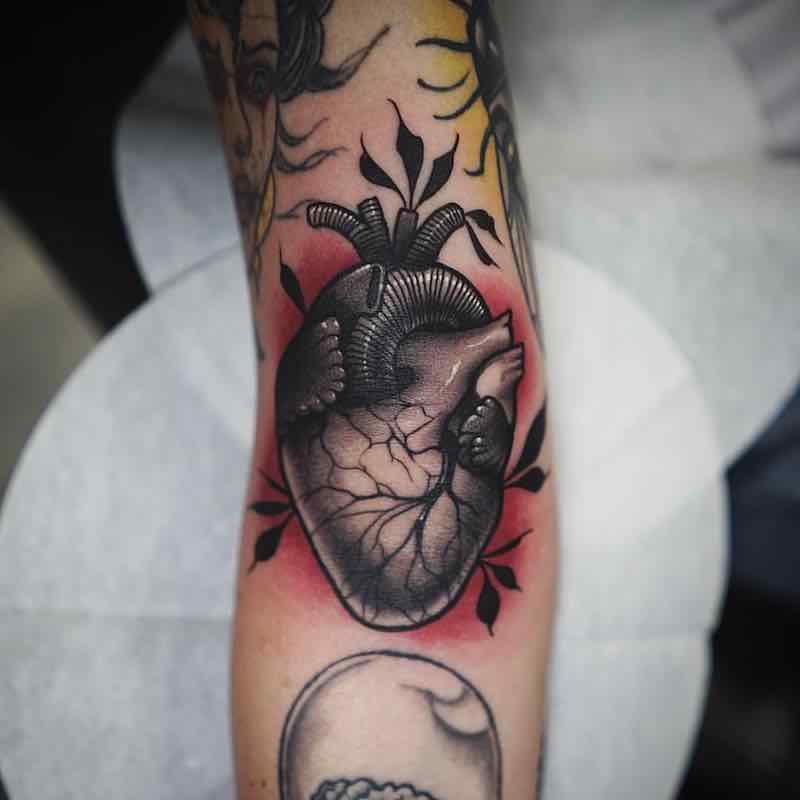 Fantástico tatuaje de corazón Fantástico tatuaje de corazón