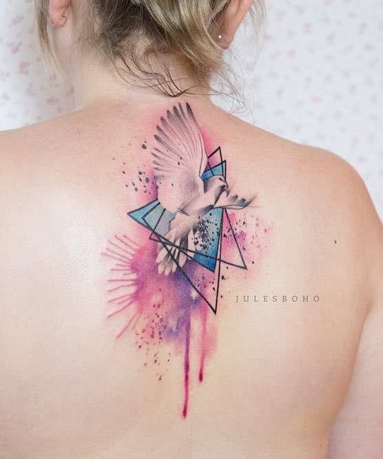 tatuaje de paloma para mujeres tatuaje de paloma para mujeres