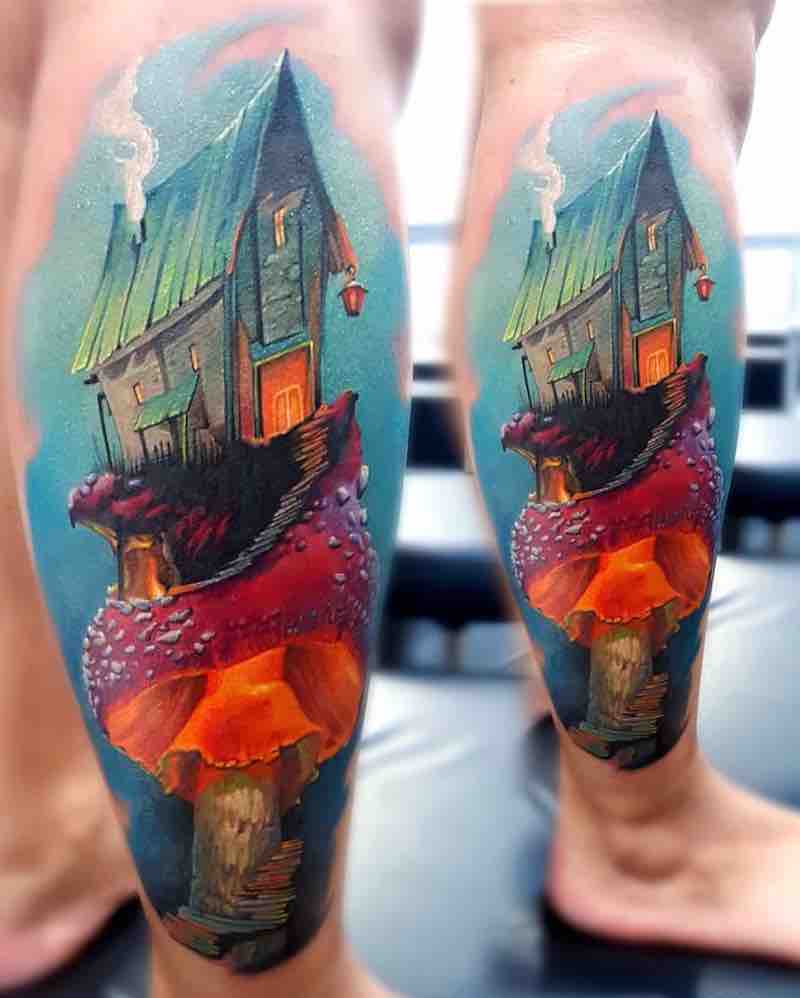Perfecto tatuaje de seta Perfecto tatuaje de seta