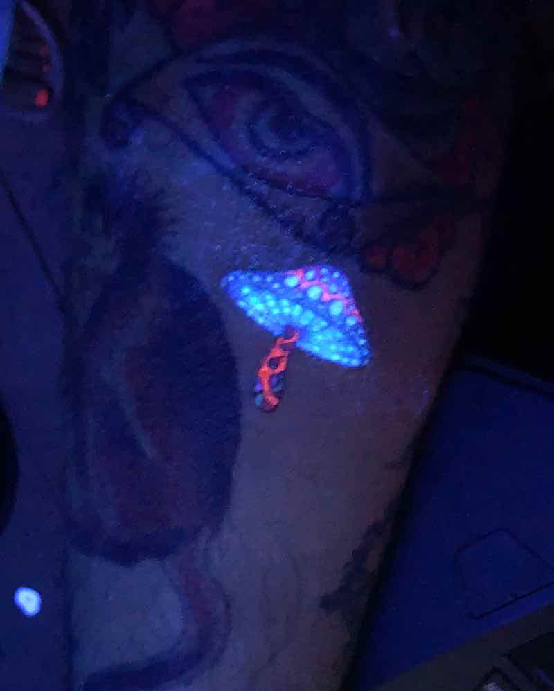 Un tatuaje de seta de este año Un tatuaje de seta de este año