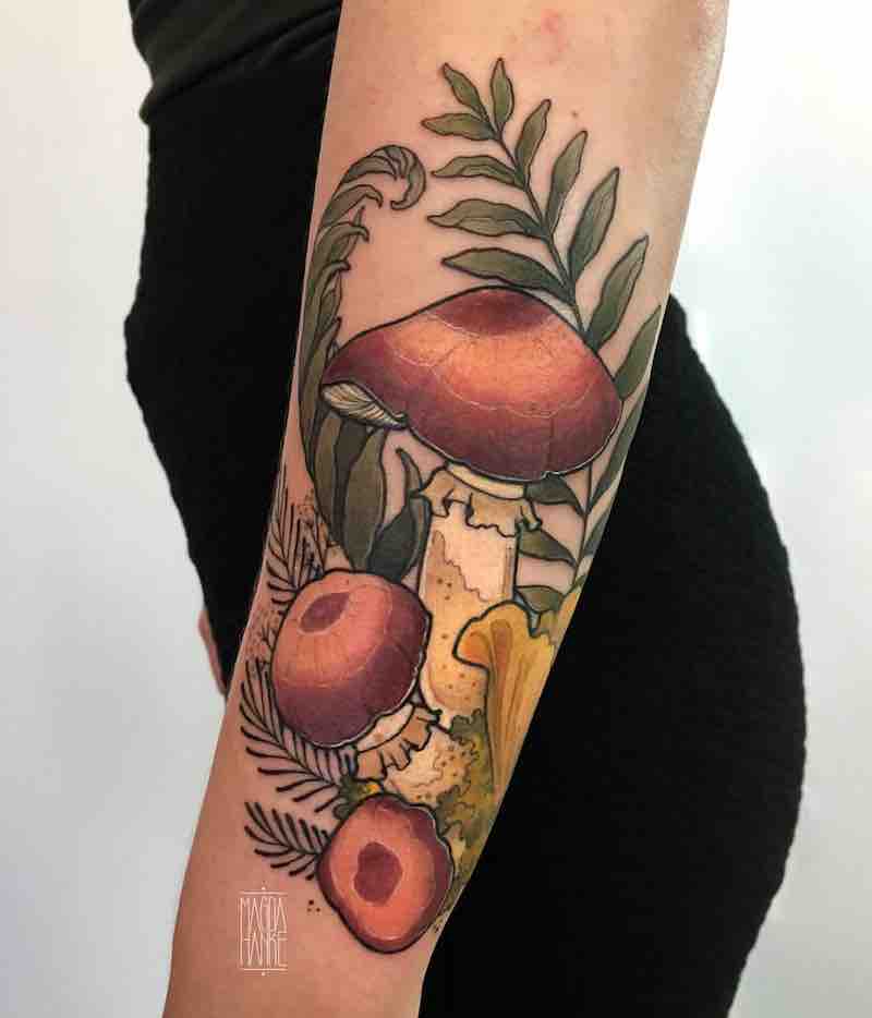 tatuaje de seta para hombre y mujer tatuaje de seta para hombre y mujer