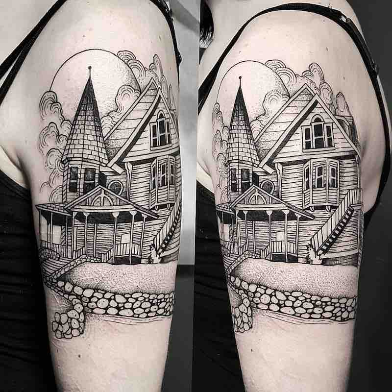 tatuaje de casa perfecto para mujeres tatuaje de casa perfecto para mujeres