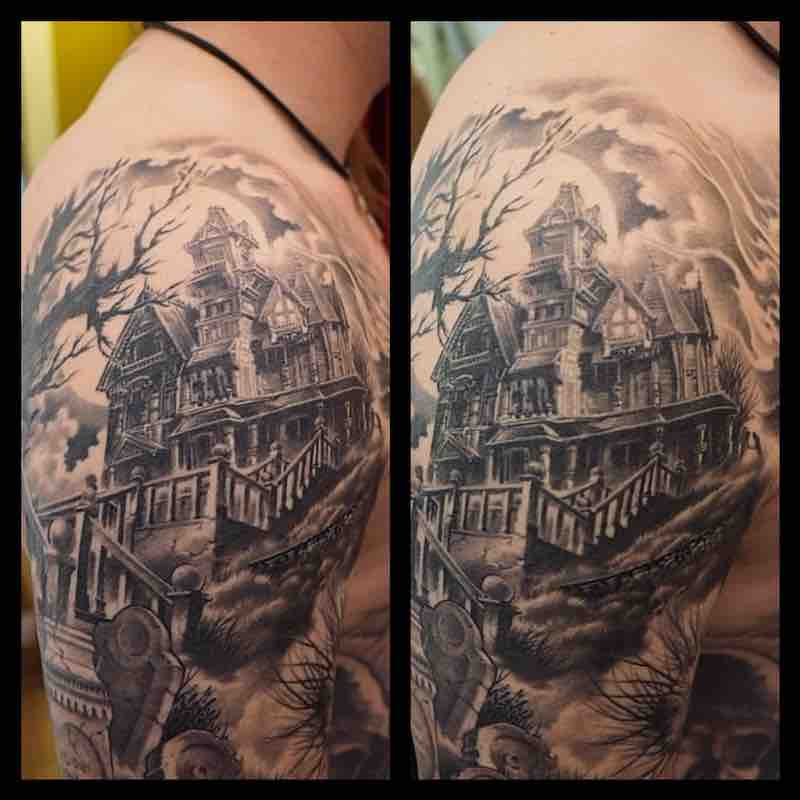 tatuaje de casa para hombre tatuaje de casa para hombre