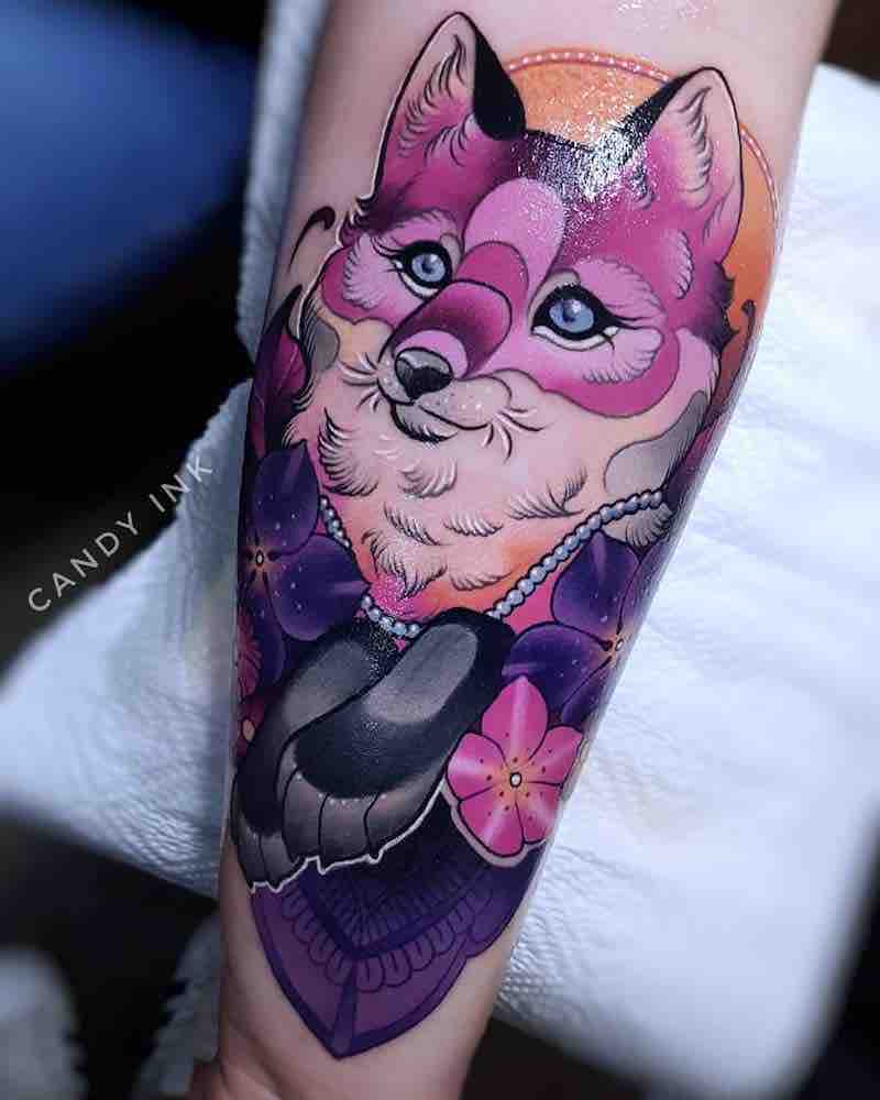 Fantástico tatuaje de zorro Fantástico tatuaje de zorro