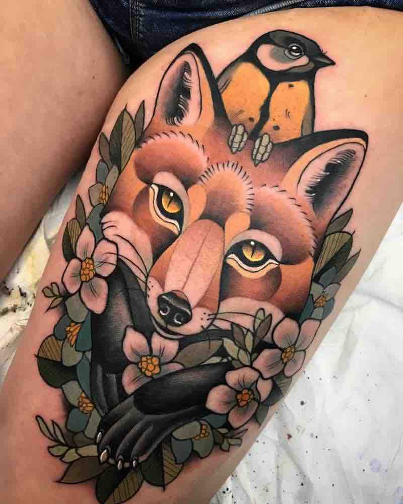 tatuaje de zorro perfecto para hombre tatuaje de zorro perfecto para hombre
