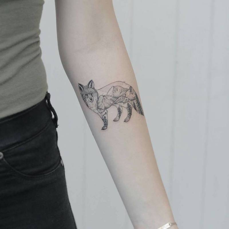tatuaje de zorro perfecto para hombre y mujer tatuaje de zorro perfecto para hombre y mujer
