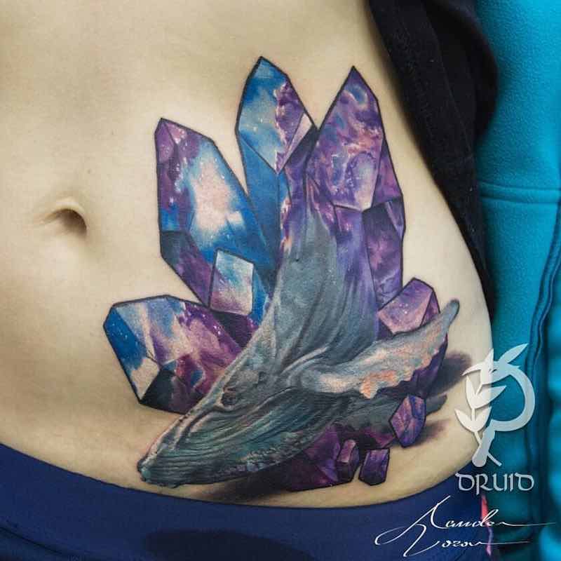 Perfecto tatuaje de ballena Perfecto tatuaje de ballena
