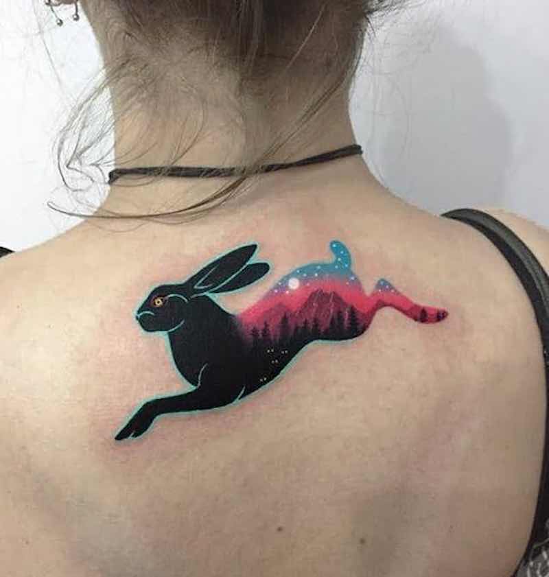 tatuaje de conejo para hombre y mujer tatuaje de conejo para hombre y mujer