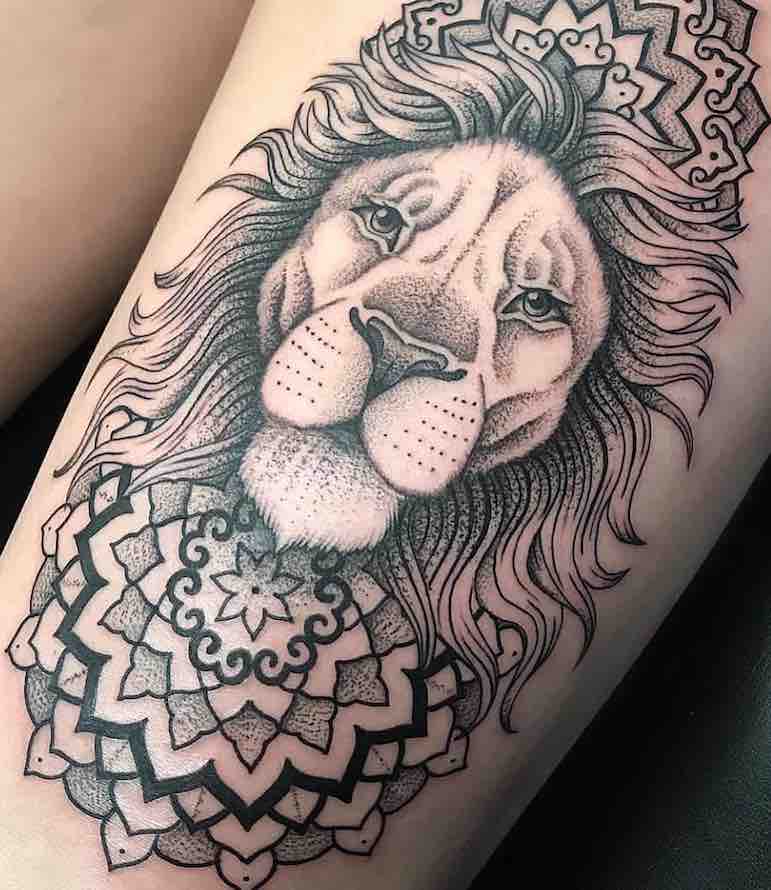 tatuaje de león perfecto para hombre y mujer tatuaje de león perfecto para hombre y mujer