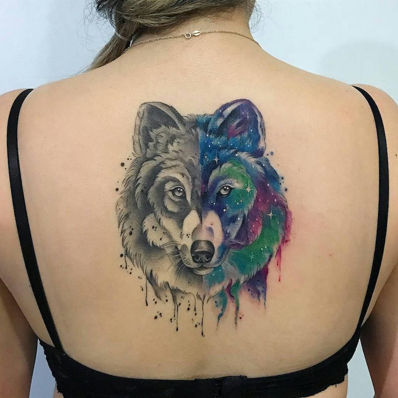 tatuaje de lobo perfecto para hombre tatuaje de lobo perfecto para hombre
