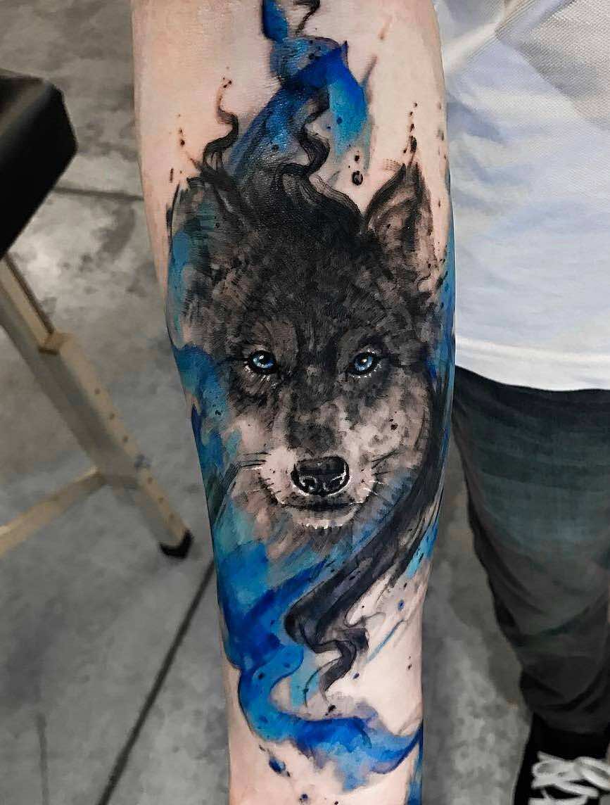 tatuaje de lobo para hombre tatuaje de lobo para hombre