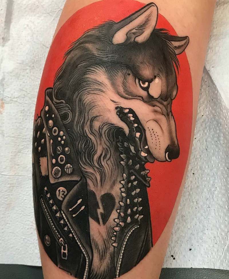 tatuaje de lobo perfecto para hombre tatuaje de lobo perfecto para hombre