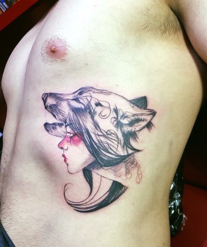 tatuaje de lobo perfecto para mujeres y hombres tatuaje de lobo perfecto para mujeres y hombres