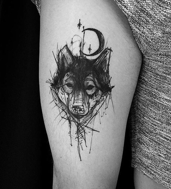 tatuaje de lobo para mujeres tatuaje de lobo para mujeres
