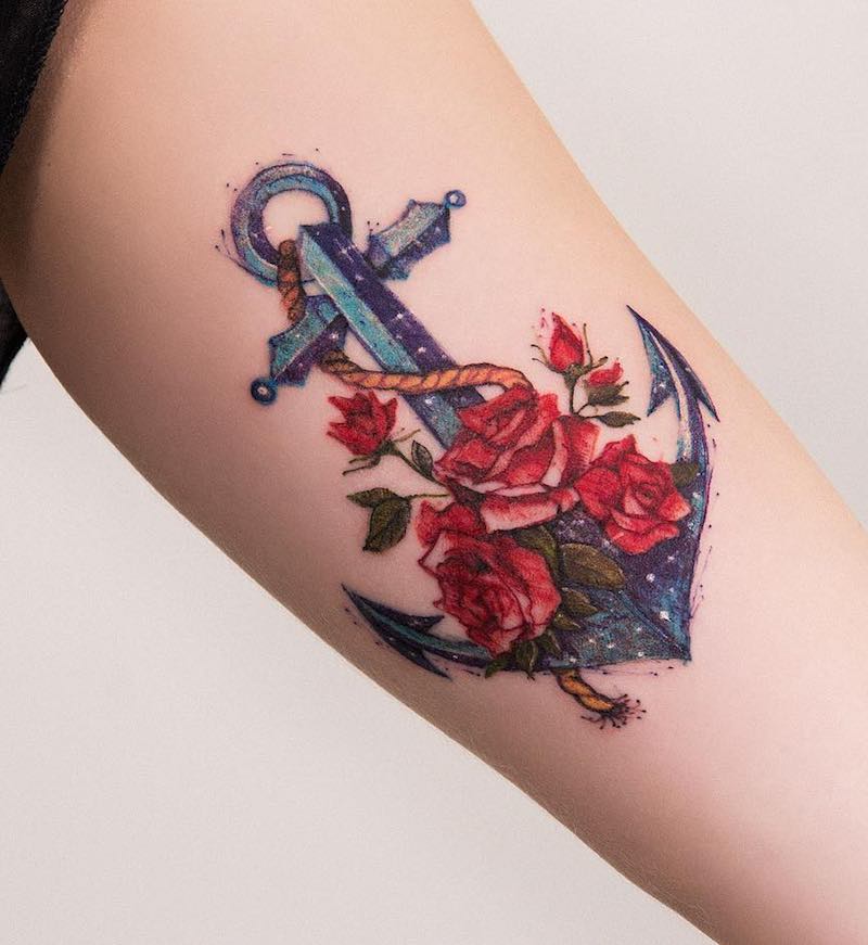 tatuaje de ancla perfecto para mujeres tatuaje de ancla perfecto para mujeres