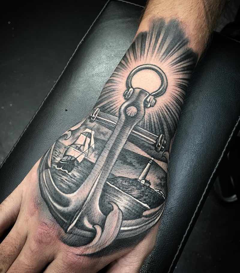 tatuaje de ancla para hombre tatuaje de ancla para hombre