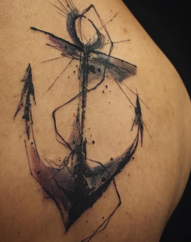 Perfecto tatuaje de ancla Perfecto tatuaje de ancla