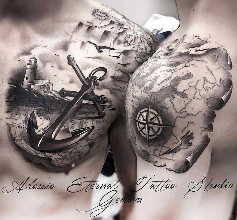 tatuaje de ancla perfecto para mujeres y hombres tatuaje de ancla perfecto para mujeres y hombres