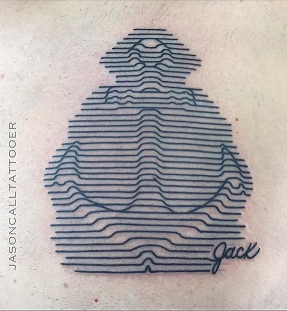 Increible tatuaje de ancla Increible tatuaje de ancla