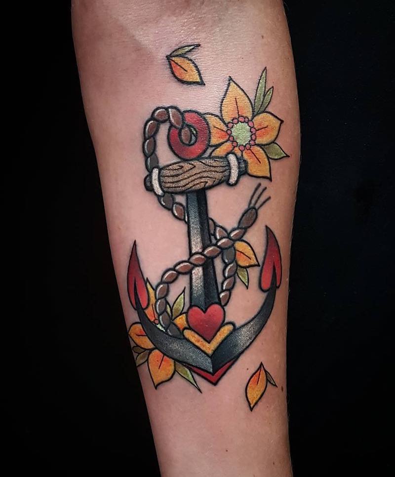 tatuaje de ancla para hombre y mujer tatuaje de ancla para hombre y mujer