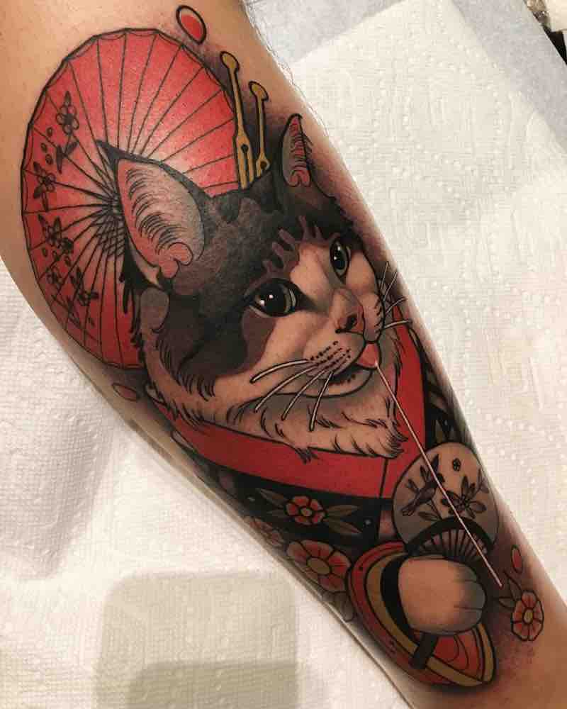 tatuaje de gato para hombre tatuaje de gato para hombre