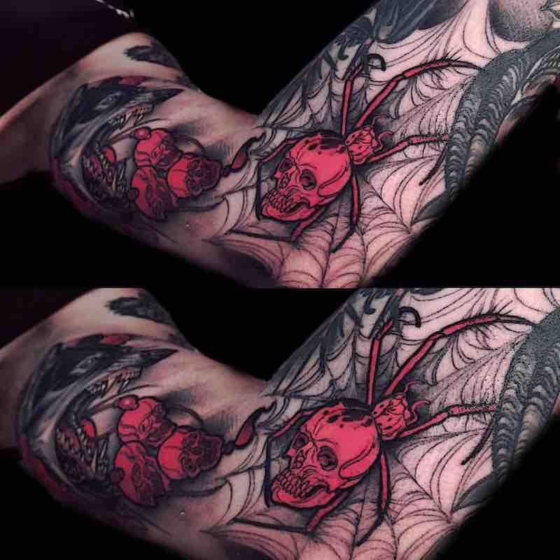 tatuaje de araña para hombre tatuaje de araña para hombre
