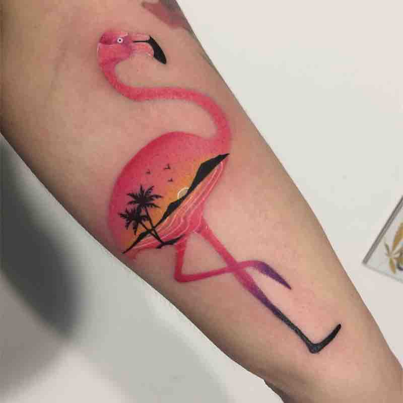 tatuaje de flamenco perfecto para hombre y mujer tatuaje de flamenco perfecto para hombre y mujer