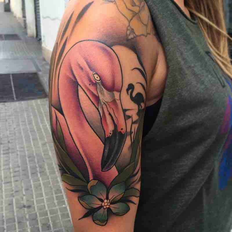 tatuaje de flamenco perfecto para mujeres tatuaje de flamenco perfecto para mujeres