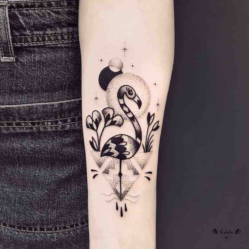 tatuaje de flamenco para mujeres tatuaje de flamenco para mujeres