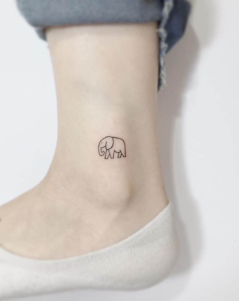 Perfecto tatuaje de elefante Perfecto tatuaje de elefante