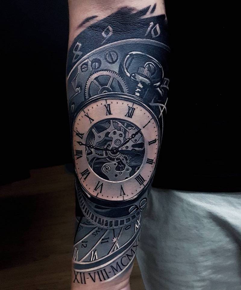 tatuaje de reloj perfecto para mujeres y hombres tatuaje de reloj perfecto para mujeres y hombres