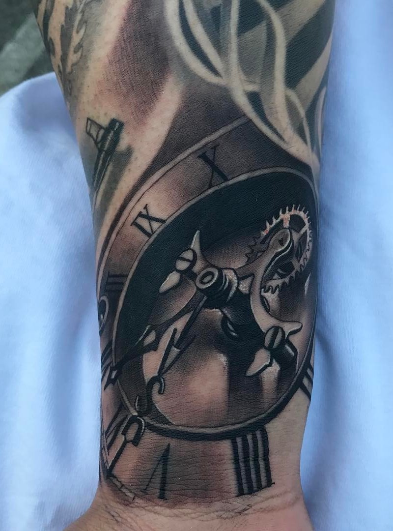 tatuaje de reloj para hombre y mujer tatuaje de reloj para hombre y mujer