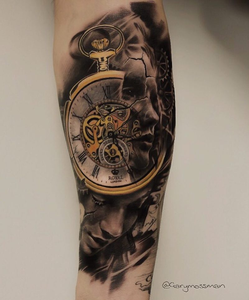 tatuaje de reloj para hombre tatuaje de reloj para hombre