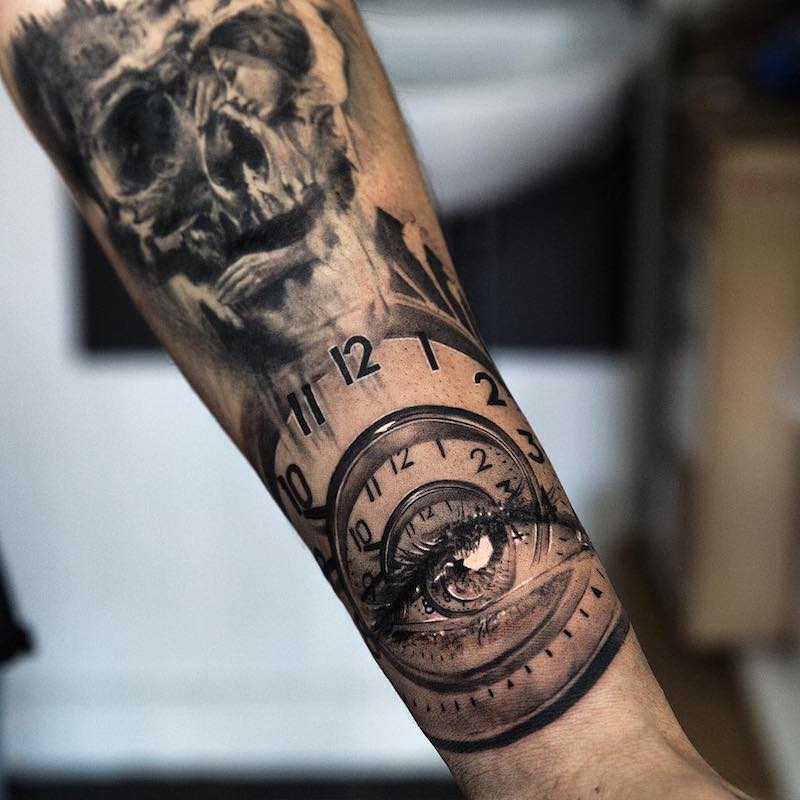 tatuaje de reloj para hombre tatuaje de reloj para hombre