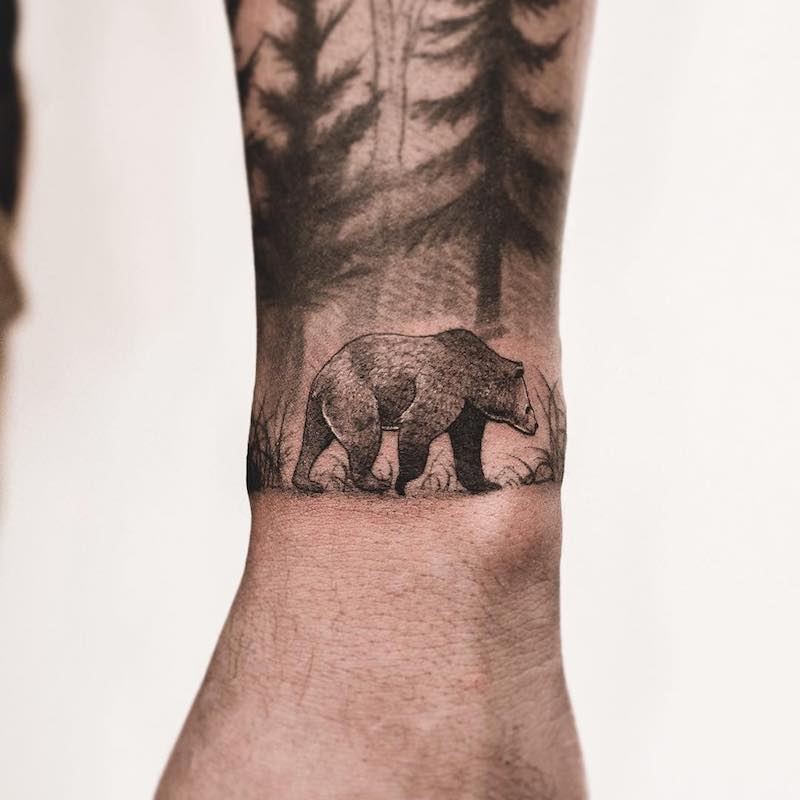 tatuaje de oso perfecto para hombre tatuaje de oso perfecto para hombre